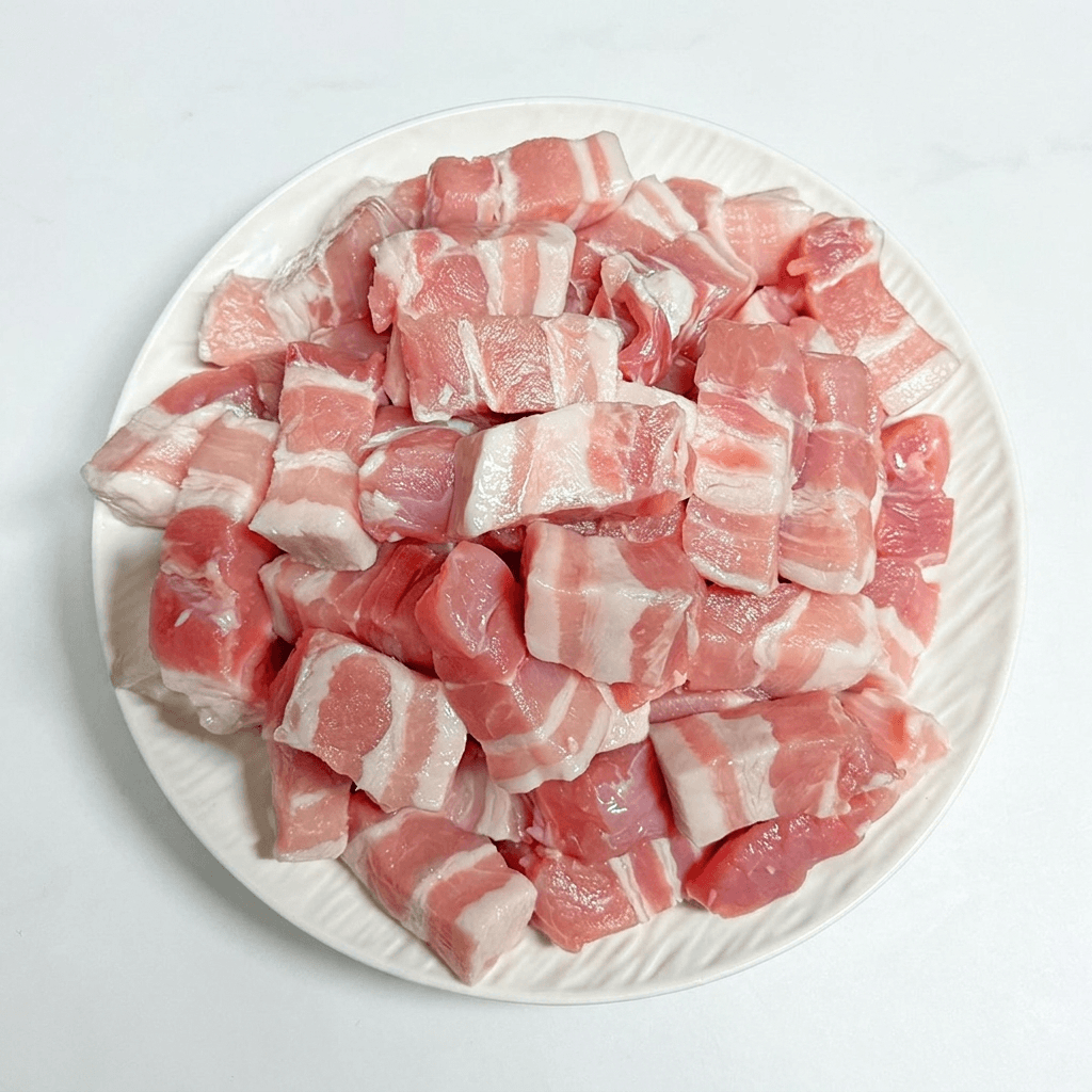 고기중독 한입삼겹살, 500g, 4개