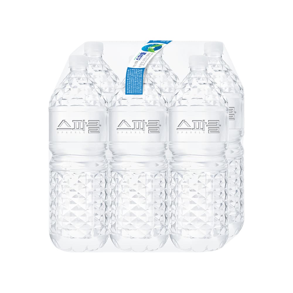 스파클 생수, 무라벨, 2L, 24개