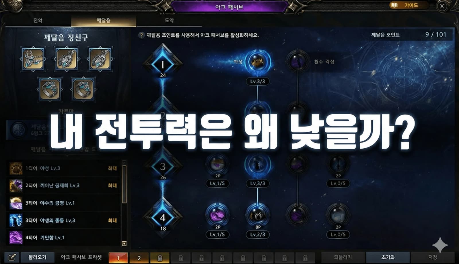 내 전투력은 왜 낮을까? 로스트아크 1640~1775 구간 스펙업의 숨겨진 진실