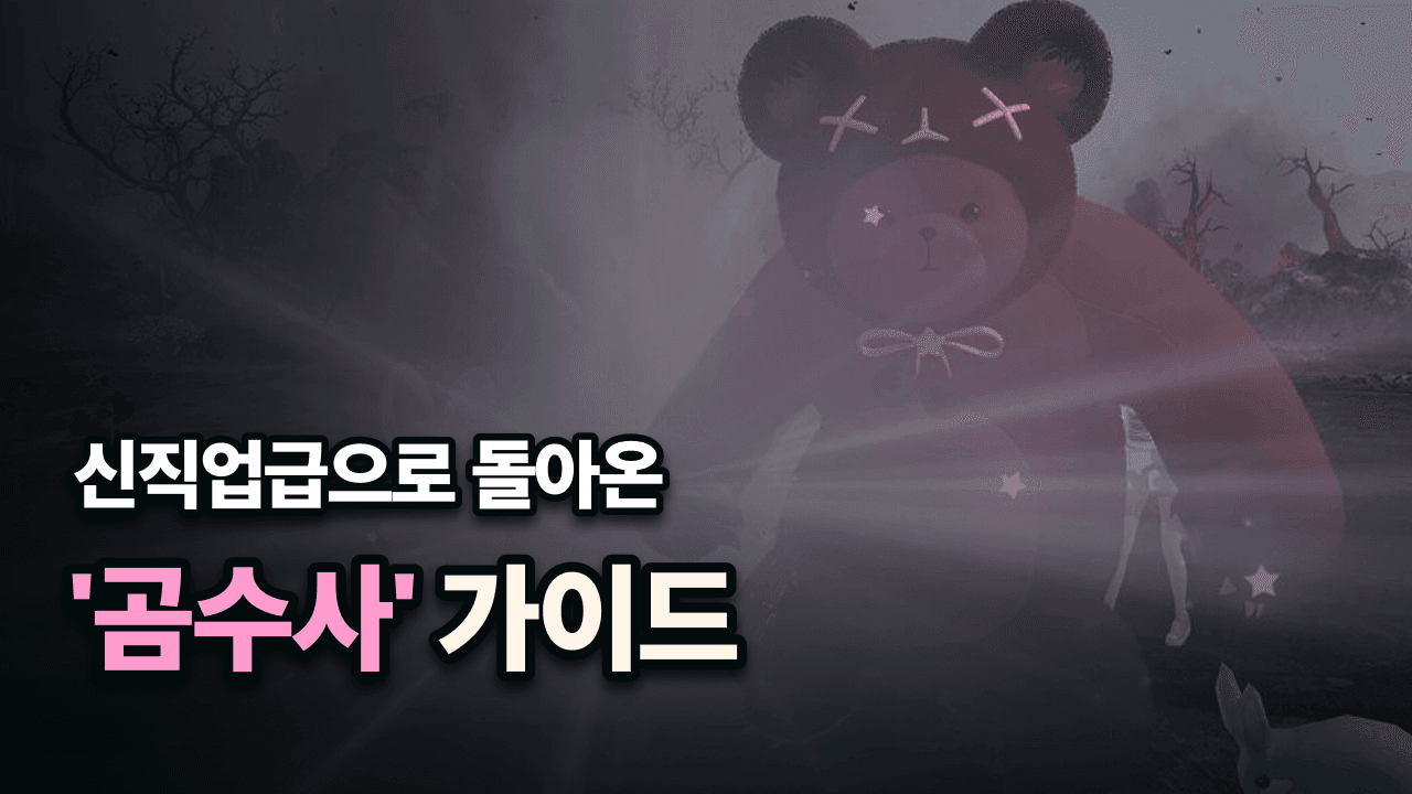 신직업급으로 돌아온 '곰수사' 가이드