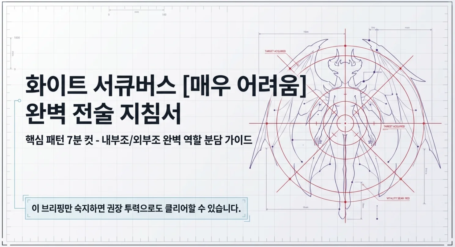 화이트 서큐버스 '매우 어려움' 쉽게 공략하기